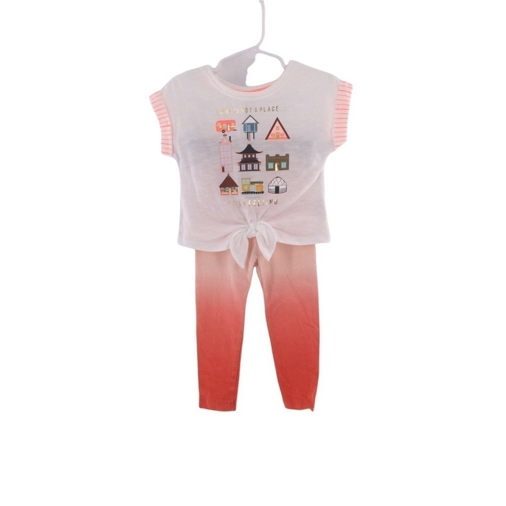 Cat & Jack Cap Sleeve Top &‎ Old Navy Leggings